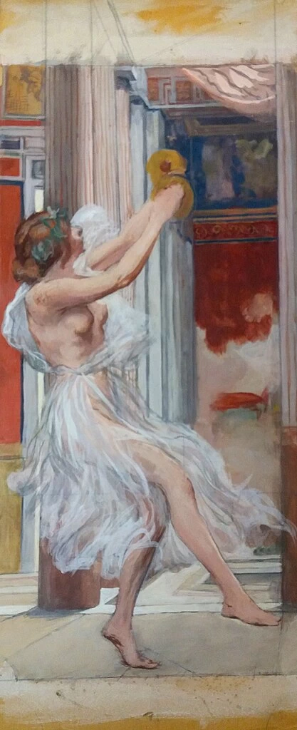 Danza greca (Studio di pannello decorativo per il Teatro Comunale di Rio de Janeiro) - Museo Nazionale di Belle Arti, Rio de Janeiro